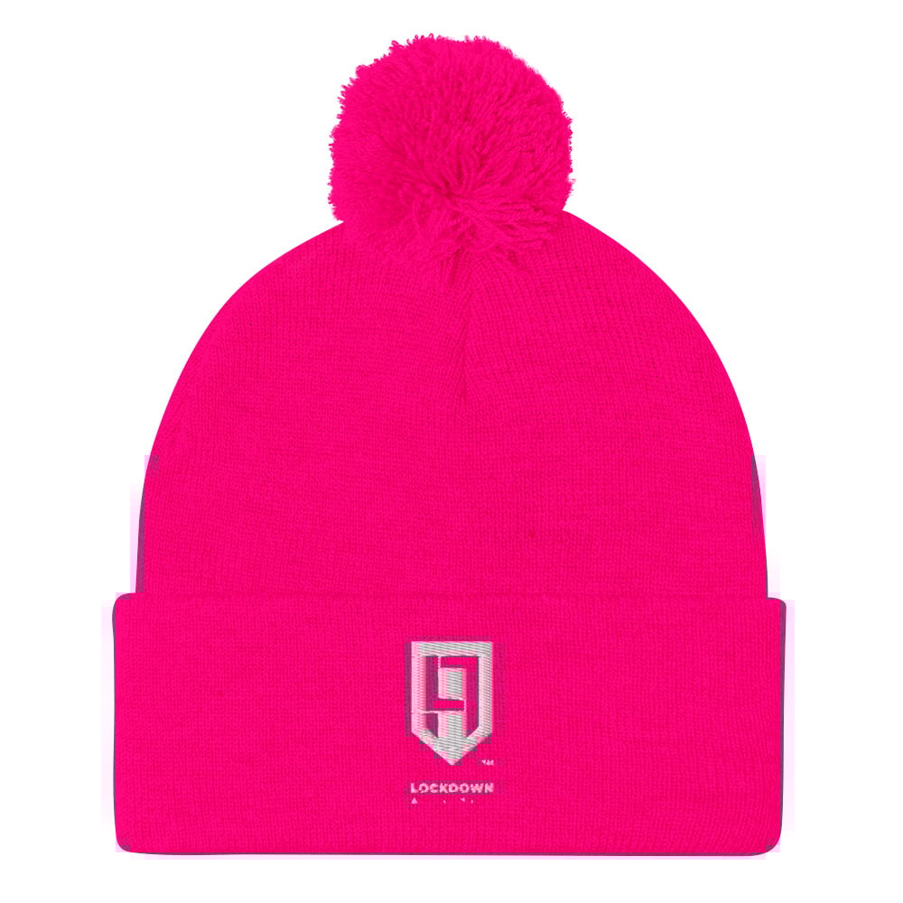 Image of Pom-Pom Knit Cap