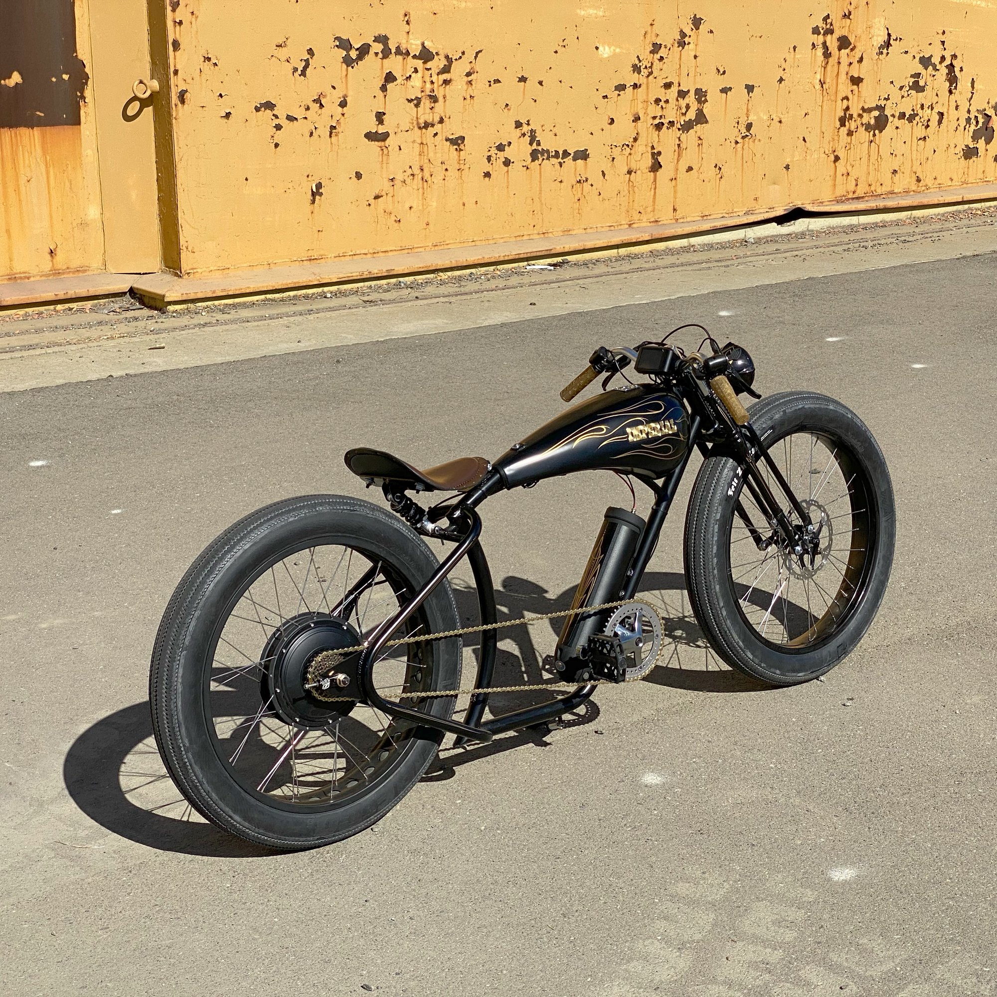 IC stretched fat tire electric bike | Imperialcycles_sj