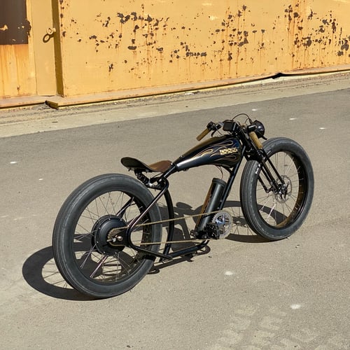 Image of IC stretched fat tire electric bike 