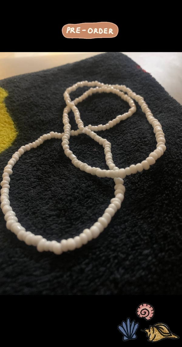 Image of White or Black Waist beads