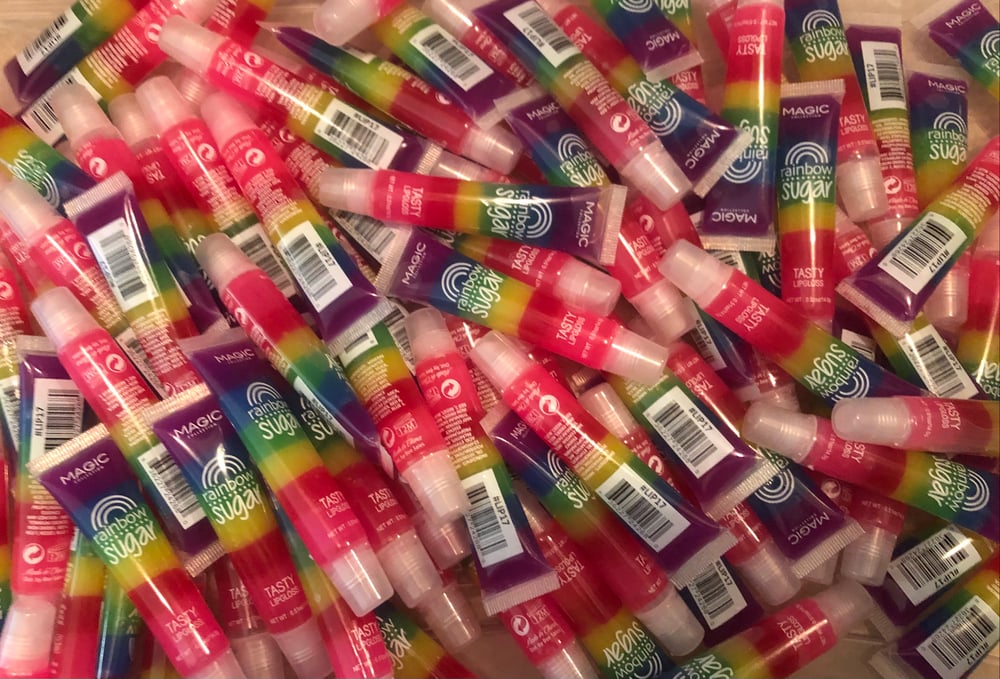 Image of FRUIT FLAVORED RAINBOW GLOSS