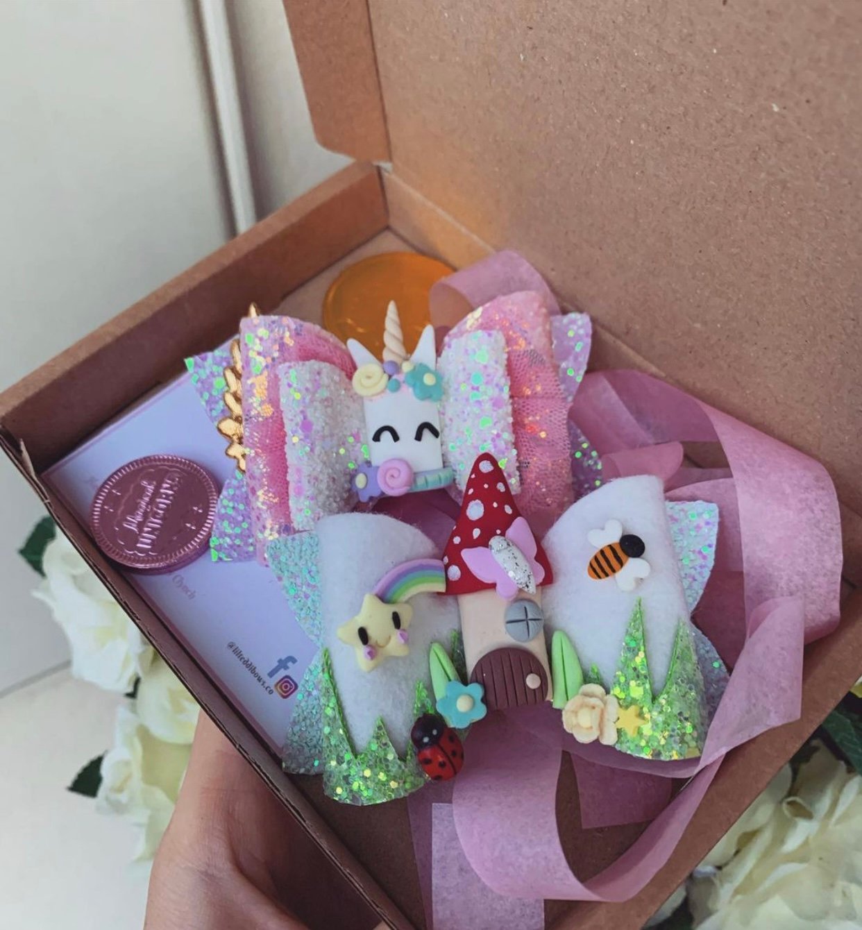 Image of Clay Gnome & Unicorn cake 