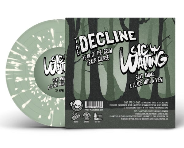 Vinyl 7" Split - The Decline & Sic Waiting - Year Of The Crow/Stay Awake