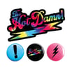 The Hot Damn! Sticker and Badge Pack