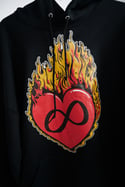 Burning Heart Hoodie ‘Black’