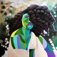 "FlowerGirl - Hair Like Stone" PRINT