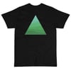 "WAVE PYRAMID" Short Sleeve ANIWAVE T-Shirt (Unisex) - FULL EARTH  (BLACK)