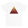 "WAVE PYRAMID" Short Sleeve T-Shirt - FULL FLAME (WHITE)