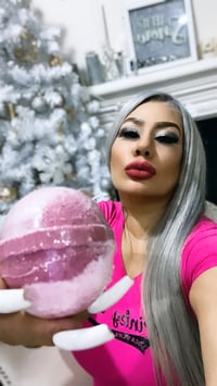 Image 1 of “PINK STRAWBERRY “CBD BATH BOMBS “