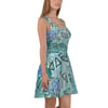 All over Print || Skater dress || Earth Air Fire Water Wiccan symbology