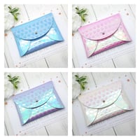 Image 2 of Metallic Heart Pouch Purse -  4 Colours 