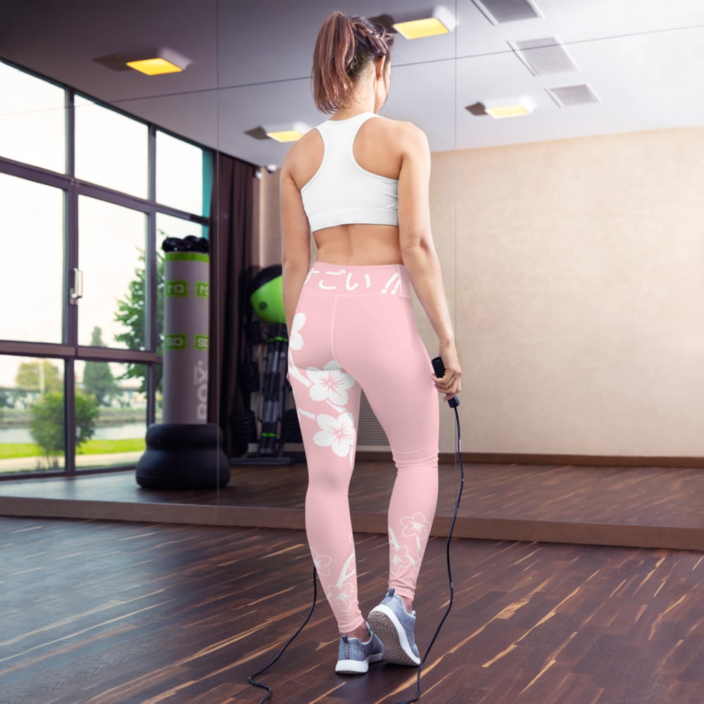 Image of Pink Sakura Leggings