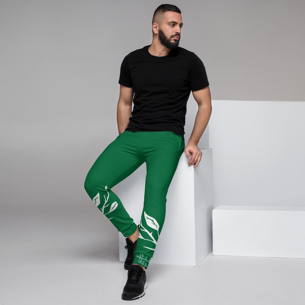 Image of Green Leaf Joggers