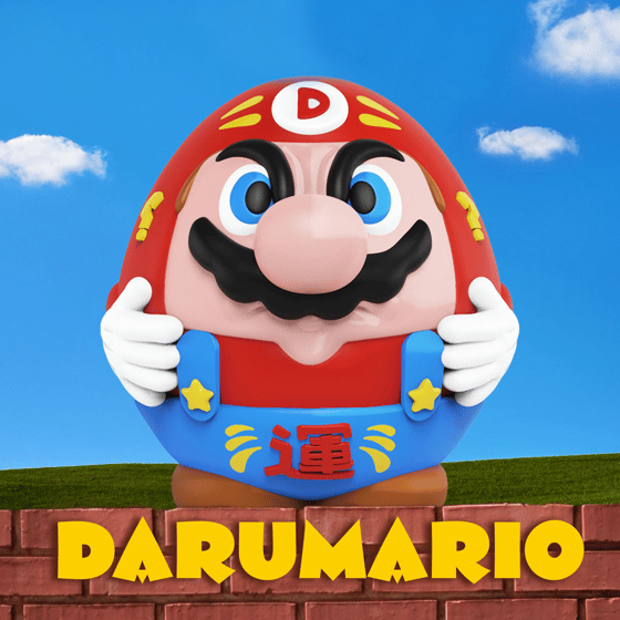 Image of 'DARUMARIO' ART TOY !