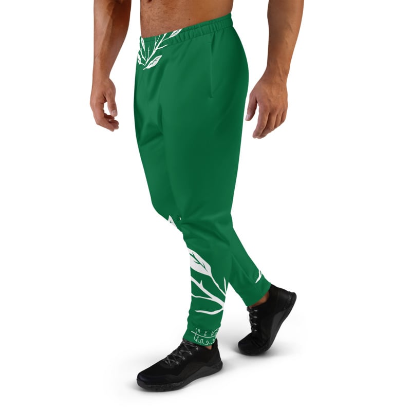 Image of Green Leaf Joggers