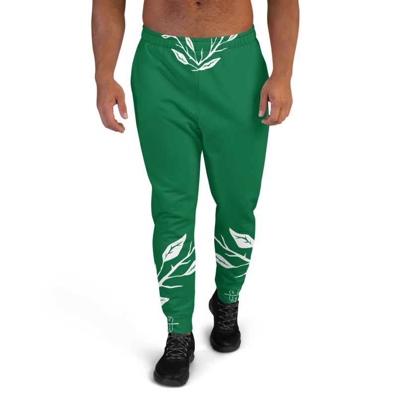 Image of Green Leaf Joggers