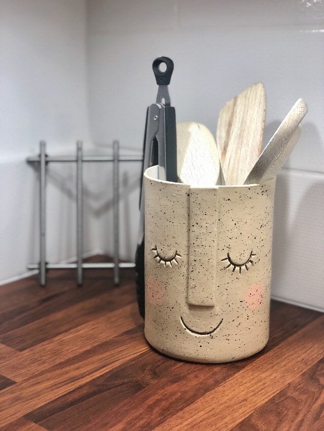 Utensil Face Pot