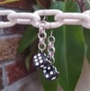 Dice earrings