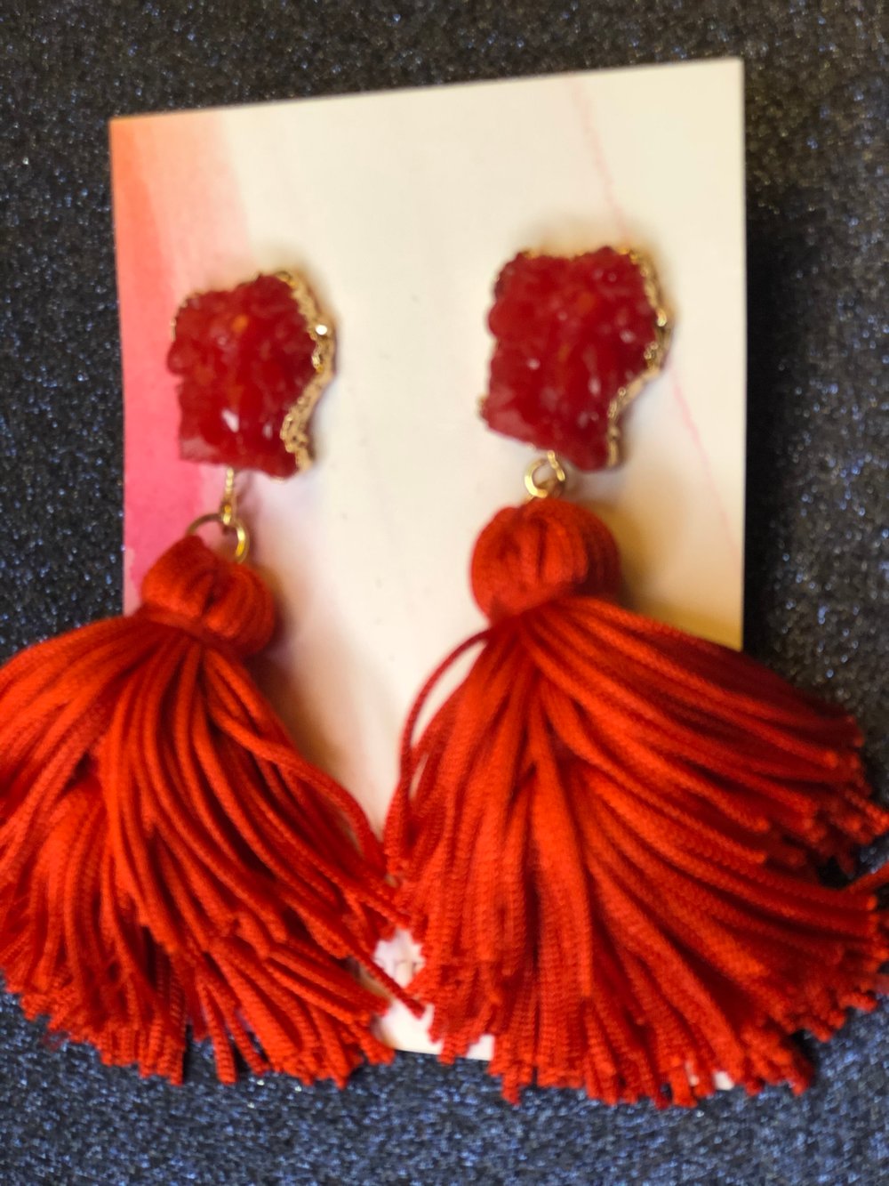 Red Rock Candy Tassel