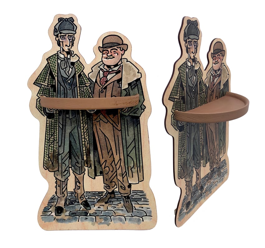 Image of Holmes & Watson Wall-Mounted Holder