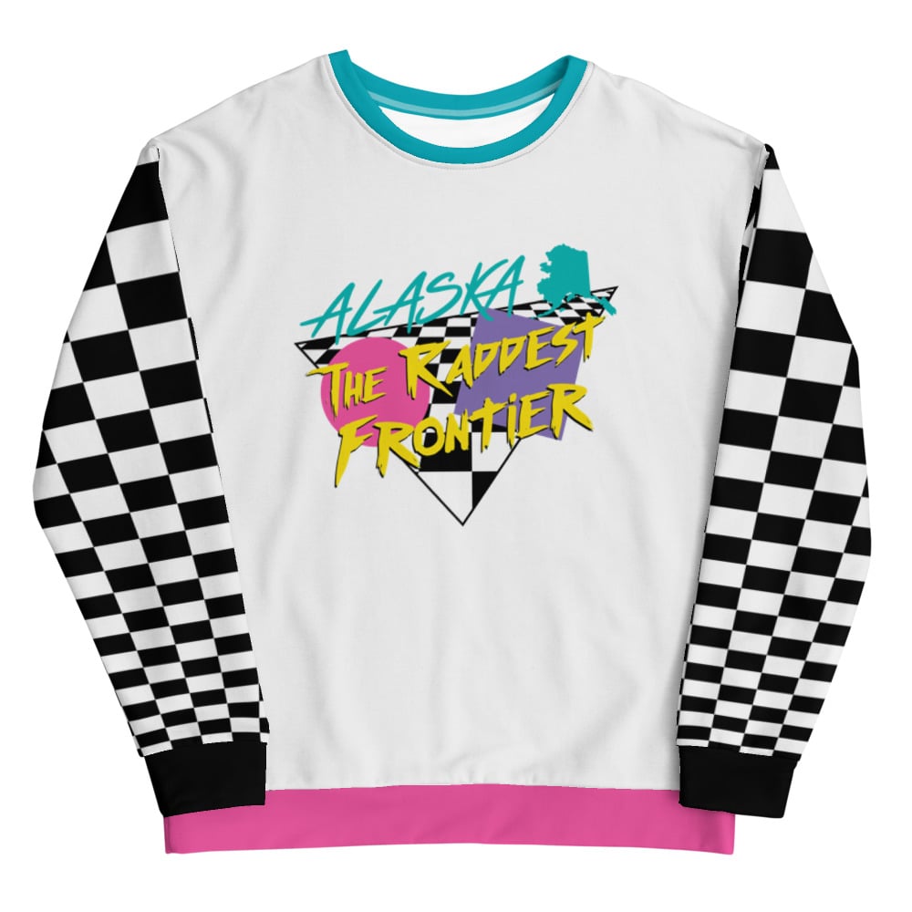 Image of "The Raddest Frontier" Retro Sweatshirt