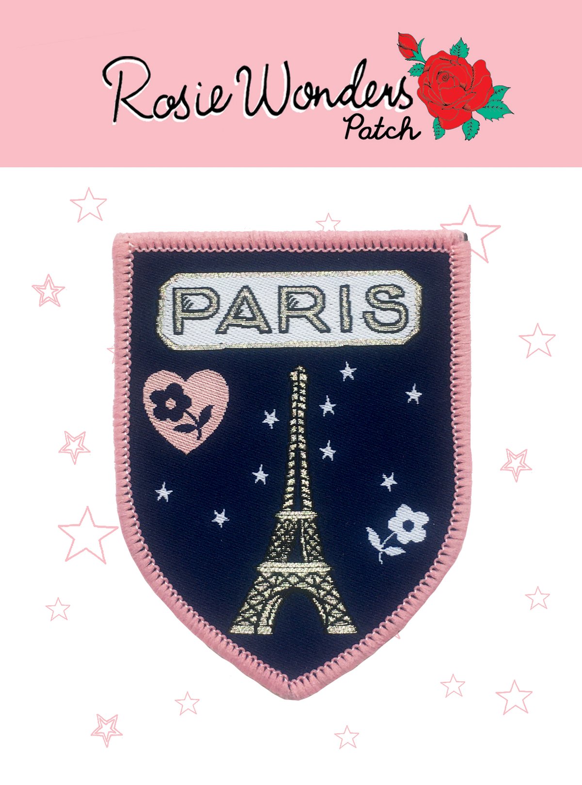 Paris Iron-on Patch