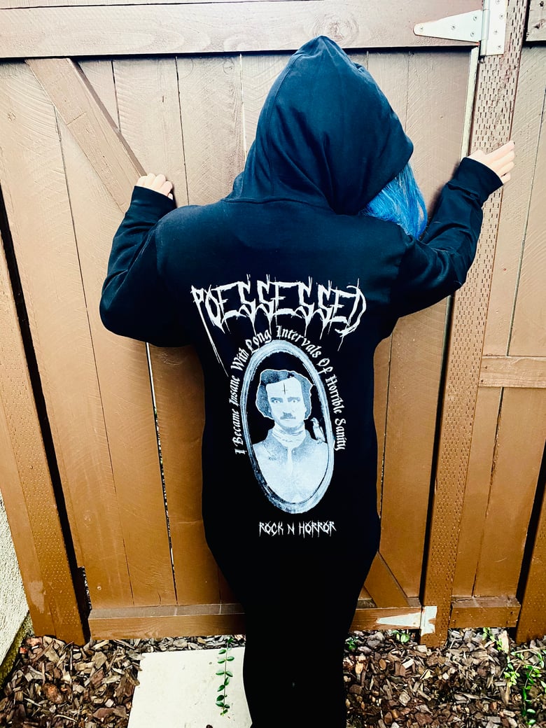 Image of POESSESSED Zip Up Hoodie