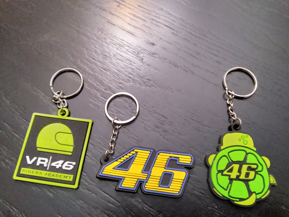 Image of Valentino Rossi #46 The Doctor Keychains