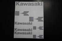 Kawasaki Decal Sheets 