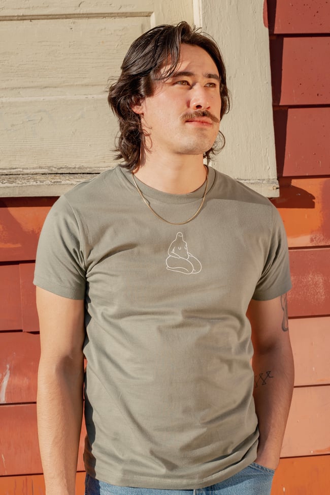 Sage Short Sleeve Blob Babe Tee