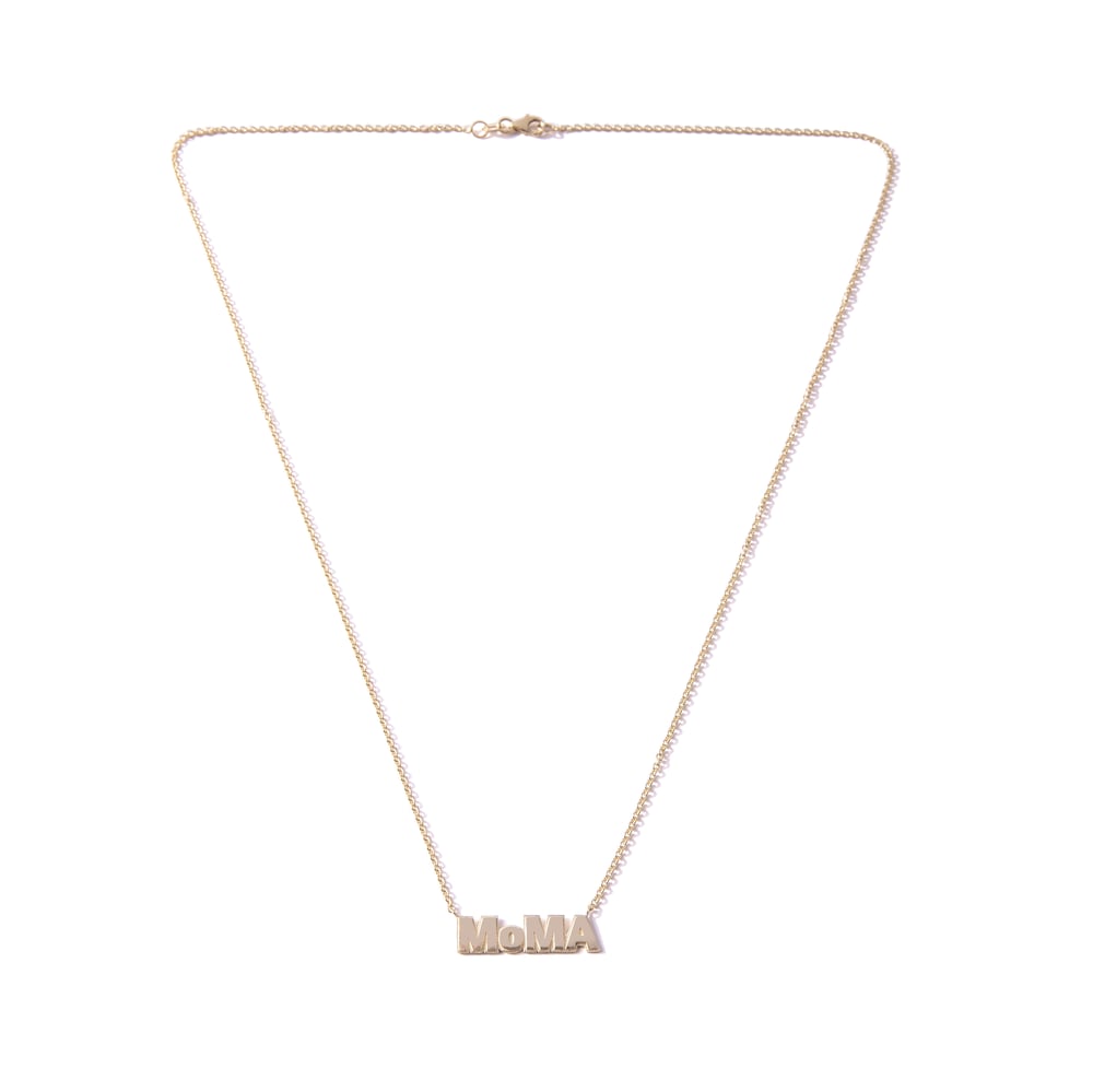 Image of 14k Modern Chain & Pendant 