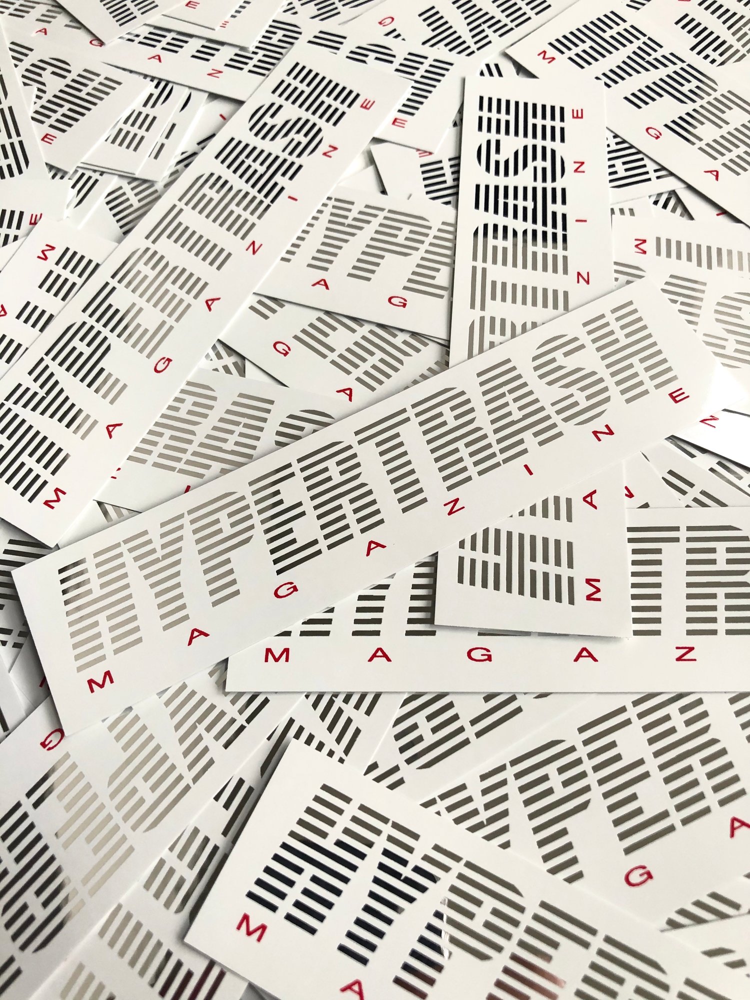 Image of HYPERTRASH Classic Mirror Decal