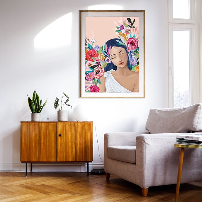 Aurelia Peach - Art Print