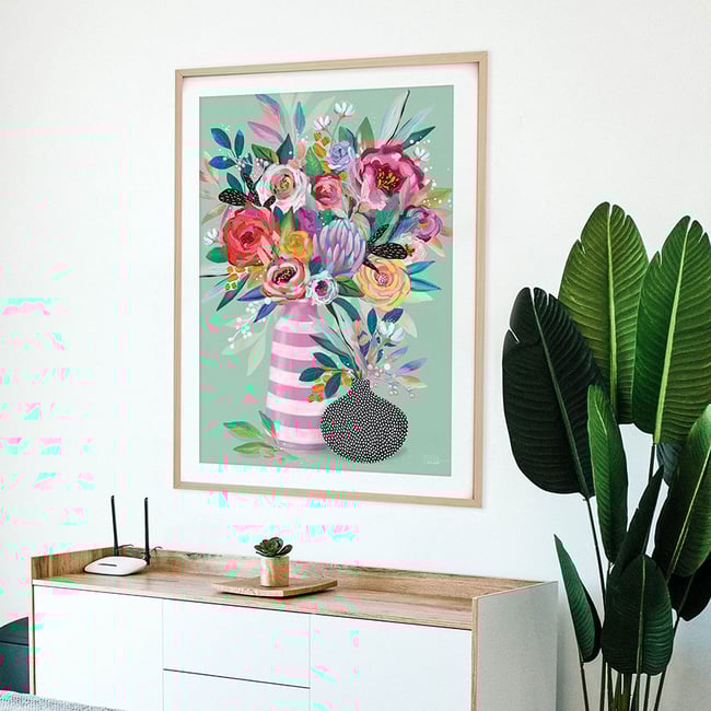 Inflorescense Vase - Art Print