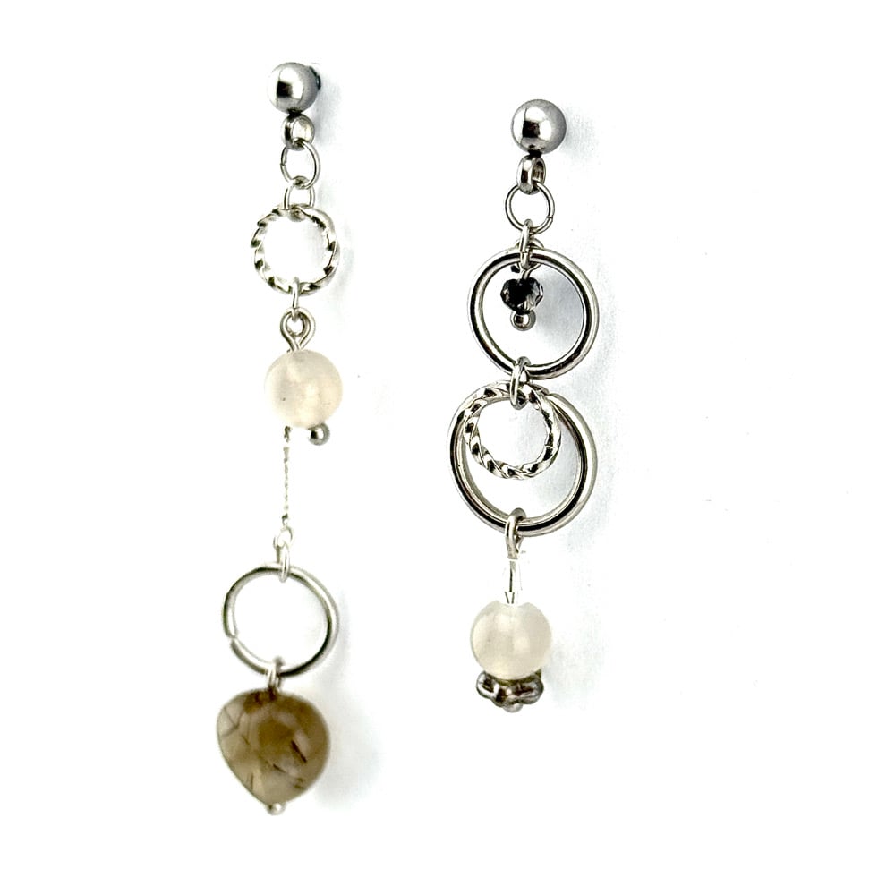 Image of Ghost Heart Earrings