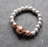Rosalie sterling silver and rose gold rings Image 2