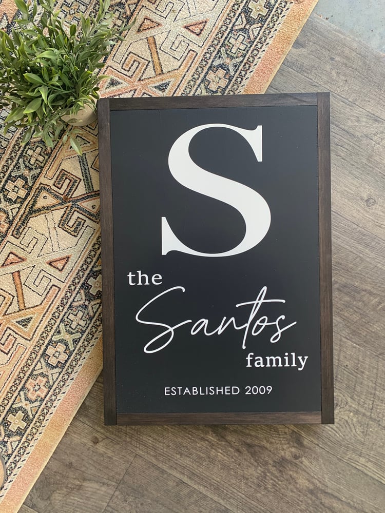 Image of Custom name sign