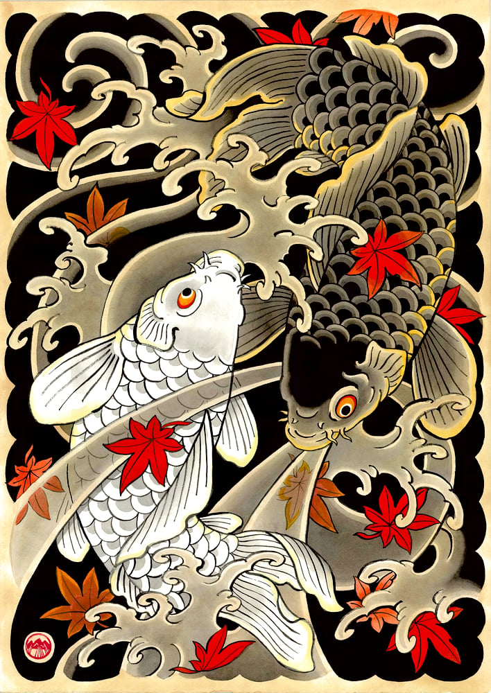 Image of Koi Fish Print 