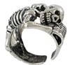 Adjustable Skeleton Head Ring