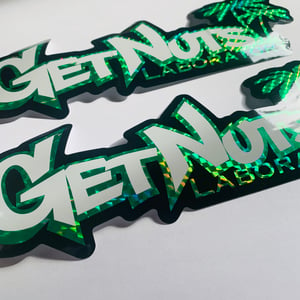 Image of Get Nuts Lab Sparkly Sticker 