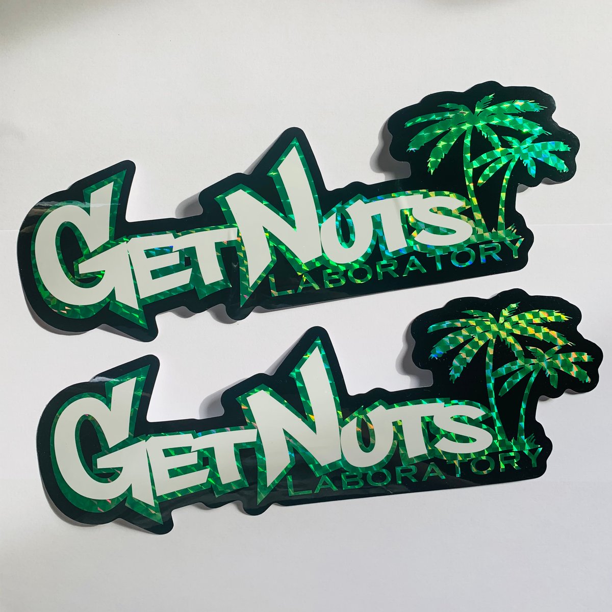 Image of Get Nuts Lab Sparkly Sticker 