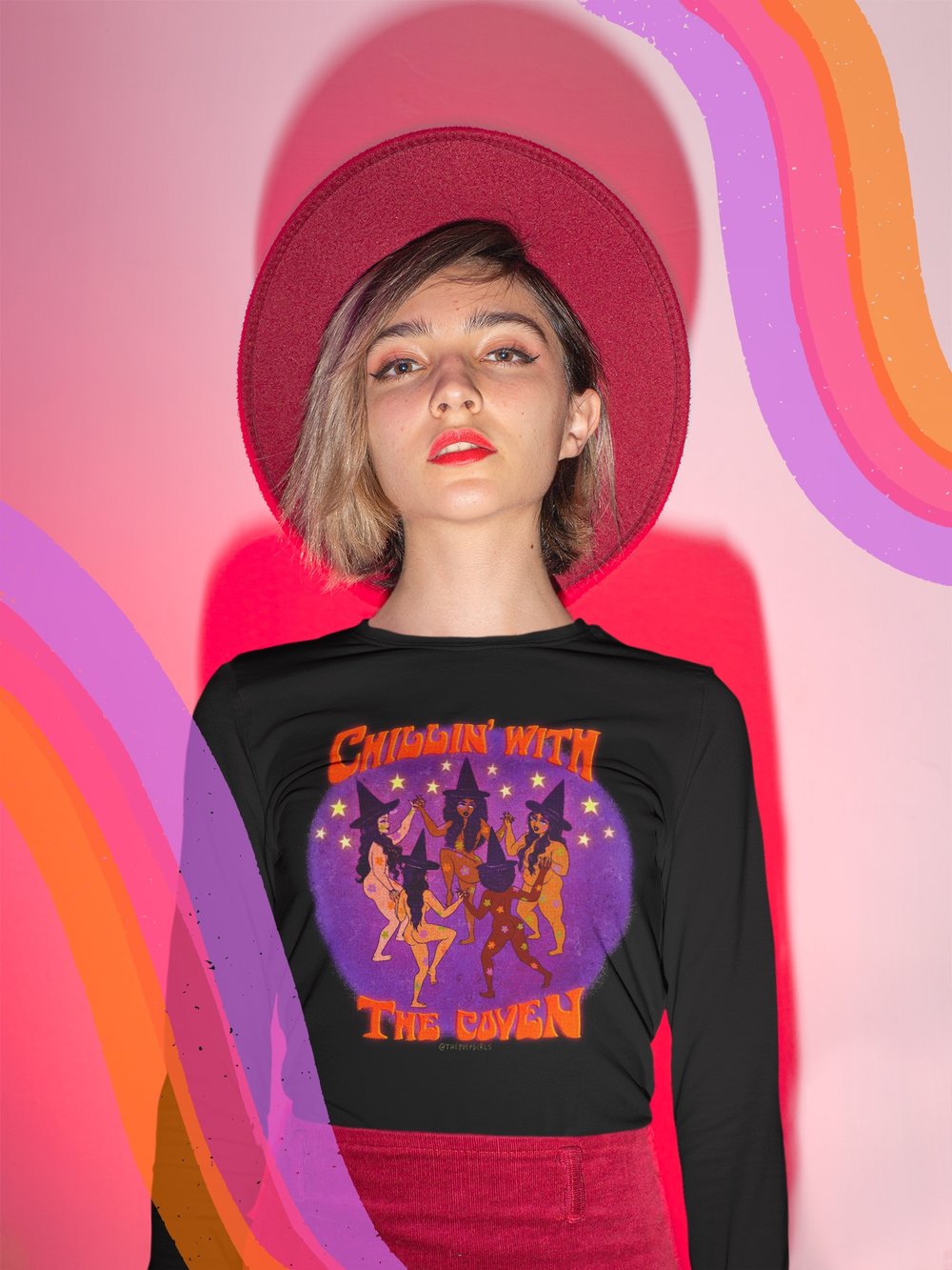 Image of CHILLIN’ WITH THE COVEN TEE