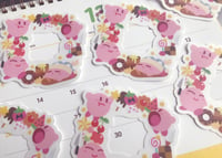 Image 2 of Kirby Dessert Clear Vinyl Sticker