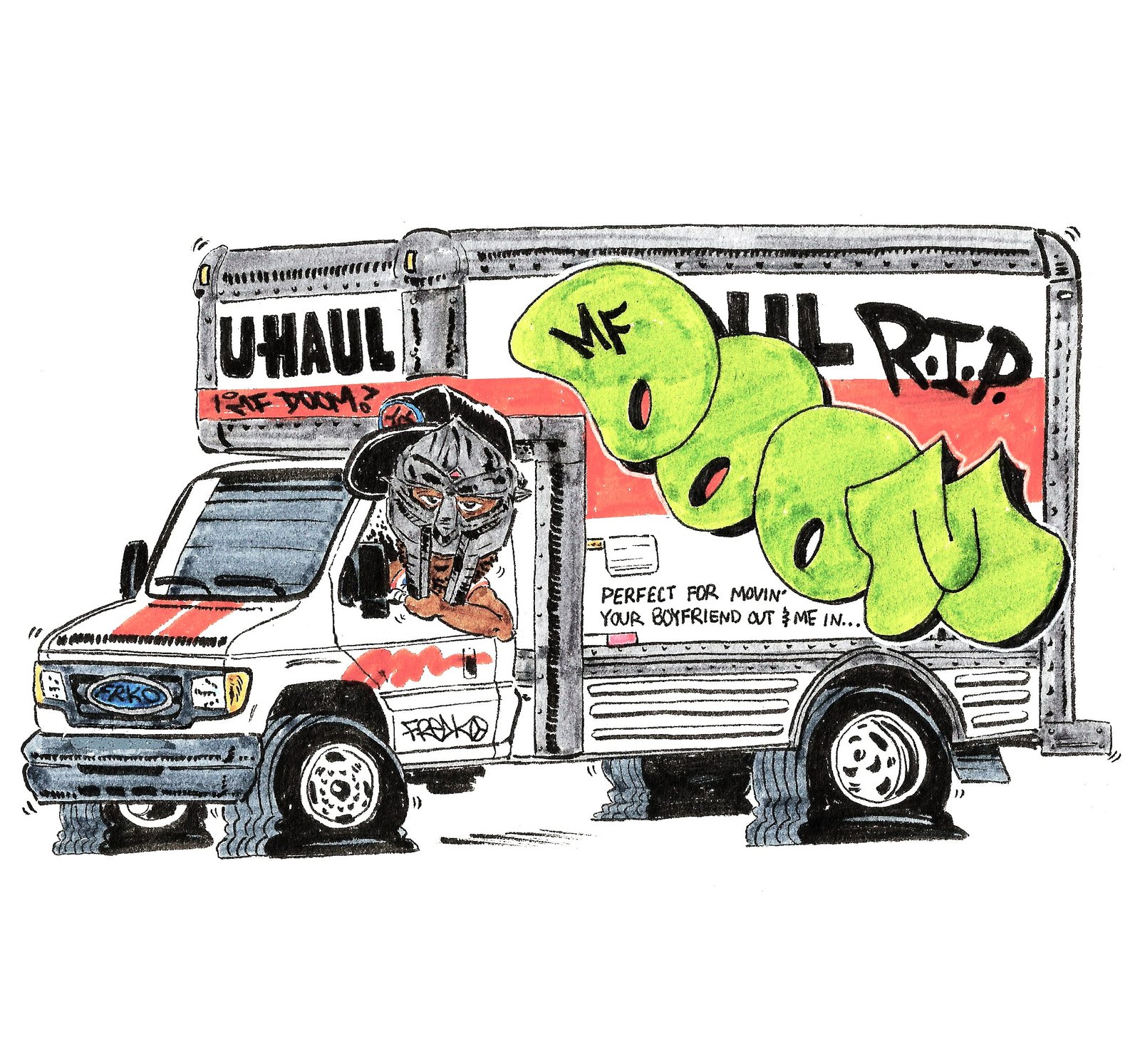 新品 MF DOOM / Hoe Cakes (Poster) MF DOOM - HOE CAKES POSTER - Stones Throw Records