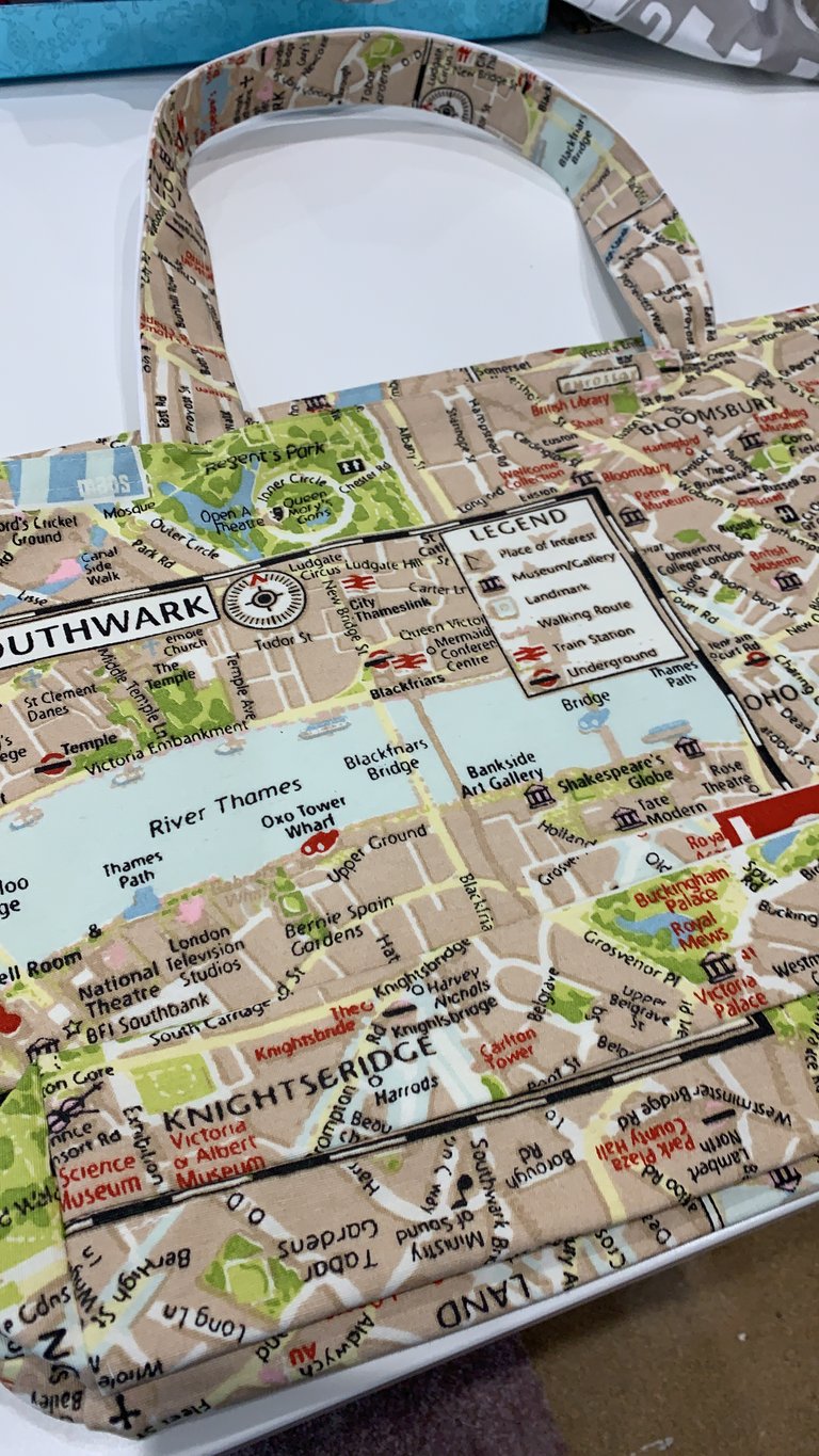 London Town Map Bag Image 2