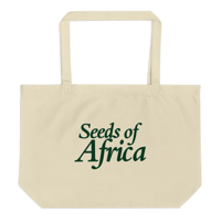 Seeds of Africa Large Zipper Tote