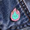 Promare Flame Enamel Pin 