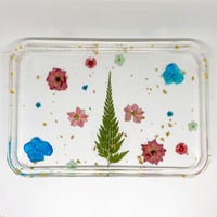 Cotton Candy Floral Tray