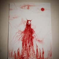 Desolate blood painting
