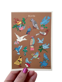 Image 1 of Birds Card
